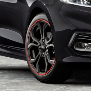 Platišče iz lahke zlitine 17" 5 x 2 kraki, črn